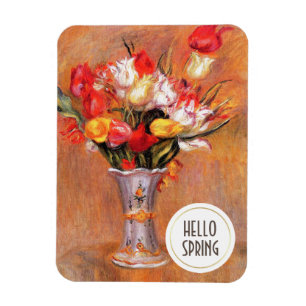 Hallo Frühling. Fine Art Custom Ostergeschenk Magnet