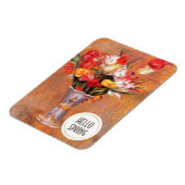 Hallo Frühling. Fine Art Custom Ostergeschenk Magnet (Linke Seite)
