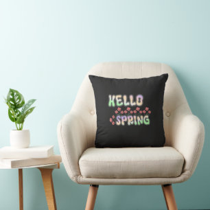 Hallo Frühling Frische Florale Dekorative Kissen