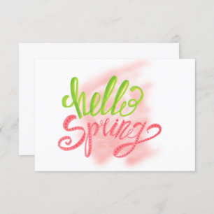 Hallo Frühling Geburtstagsparty Einladung