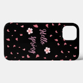 Hallo Frühling iPhone-Hülle Case-Mate iPhone Hülle (Rückseite (Horizontal))