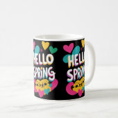 Hallo Frühling Kaffeetasse (VorderseiteRechts)