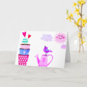 Hallo Frühling Karte (Gelbe Blume)