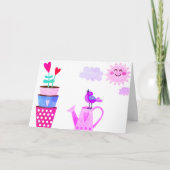 Hallo Frühling Karte (Vorderseite)