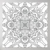 Hallo Frühling: Pflanze-Farbseite Poster (Vorne)