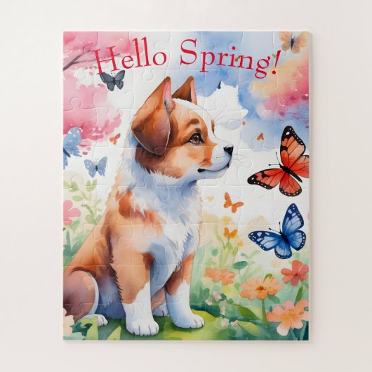 Hallo Frühling Puzzle (Vertikal)