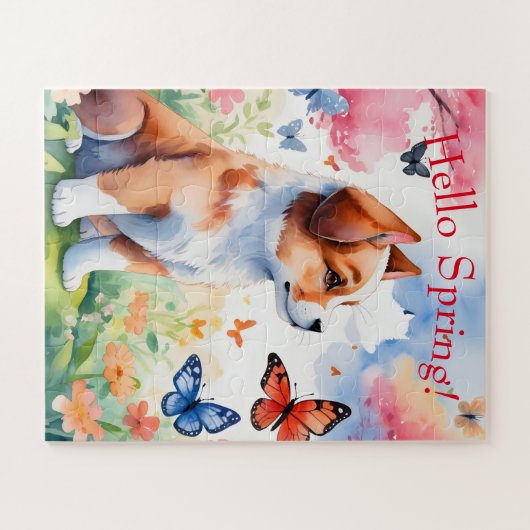 Hallo Frühling Puzzle (Horizontal)