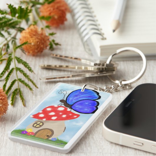 Hallo Frühling! Schlüsselanhänger (Vorderseite rechts)