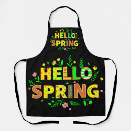 Hallo Frühling Schürze