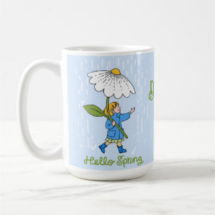 Hallo Frühling süße Geburtstagsgeschenk-Tasse für Kaffeetasse
