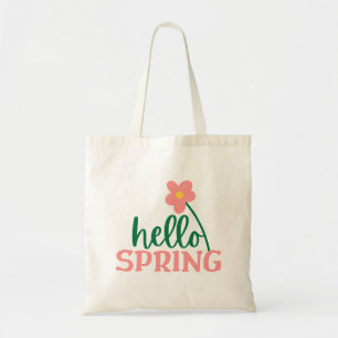 Hallo Frühling Tragetasche