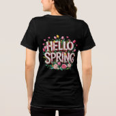 Hallo Frühling Tri-Blend Shirt (Rückseite)