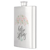 Hallo Frühling Umbrella Flachmann (Links)