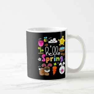 Hallo Frühling und Ostertag 2025 Bunny Rabbit Spri Kaffeetasse