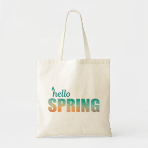 Hallo Frühlingsfarbe geometrische Tasche