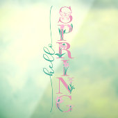 Hallo Frühlingsfest Business Deco Fensteraufkleber (Blatt 3)