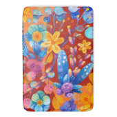 Hallo Frühlingsglückszeit Badematte (Vorderseite Vertikal)