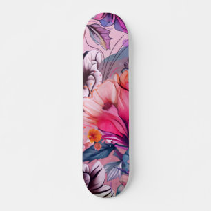 Hallo Frühlingsglückszeit, Blumenwasser Skateboard