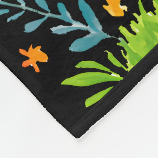 Hallo Frühlingspause Fleecedecke (Ecke)