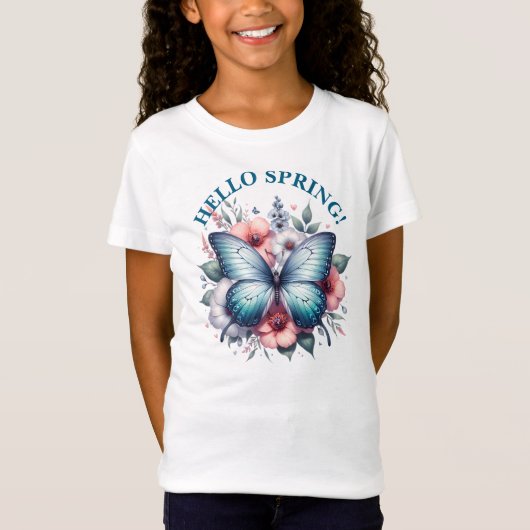 Hallo Frühlingsschmetterling-96282 T-Shirt (Vorderseite)