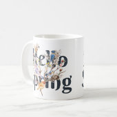 Hallo Frühlingsvögel Kaffeetasse (Vorderseite Links)
