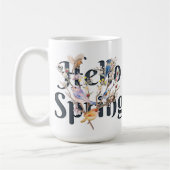 Hallo Frühlingsvögel Kaffeetasse (Links)