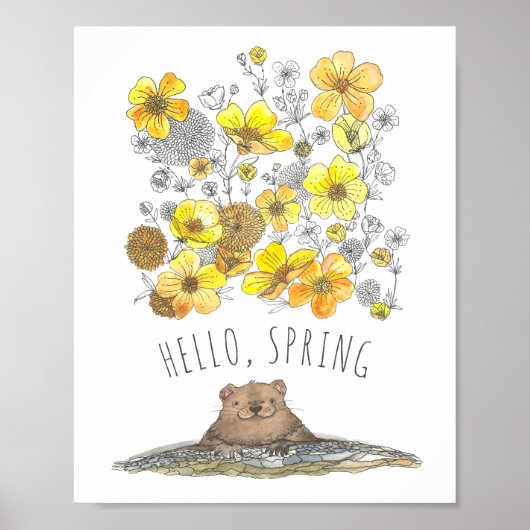 Hallo, Frühlingszeitschrift Poster (Vorne)