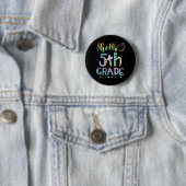 Hallo Fünfte Klasse 5. Klasse Zurück zur Schule Le Button (Beispiel)