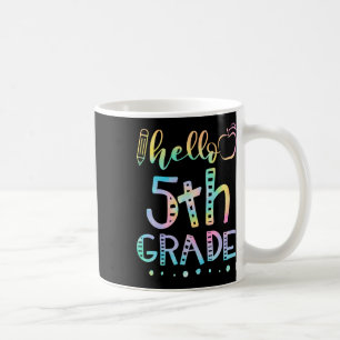 Hallo Fünfte Klasse 5. Klasse Zurück zur Schule Le Kaffeetasse