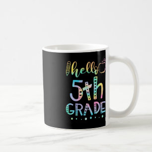 Hallo Fünfte Klasse 5. Klasse Zurück zur Schule Le Kaffeetasse