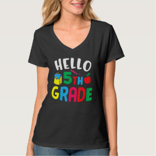 Hallo Fünfte Stufe Niedlich 5. Stufe 1 T-Shirt