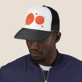 Hallo Funky Red Jade Jasper Circles Hat Truckerkappe (Beispiel)