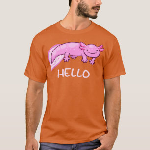 Hallo Funny Axolotl T-Shirt