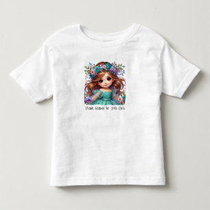 Hallo für kleine Mädchen Kleinkind T-shirt
