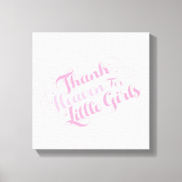 Hallo für kleine Mädchen Leinwanddruck