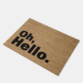 Hallo Fußmatte (Schrägansicht)