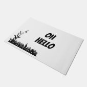 Hallo Fußmatte (Schrägansicht)