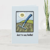 Hallo Gardener Karte (Vorderseite)