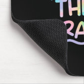 Hallo Gefärbte Krawatte Lehrer der dritten Klasse Mousepad (Ecke)