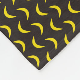 Hallo Gelber Mond - nahtloses Halloween-Muster. Fleecedecke