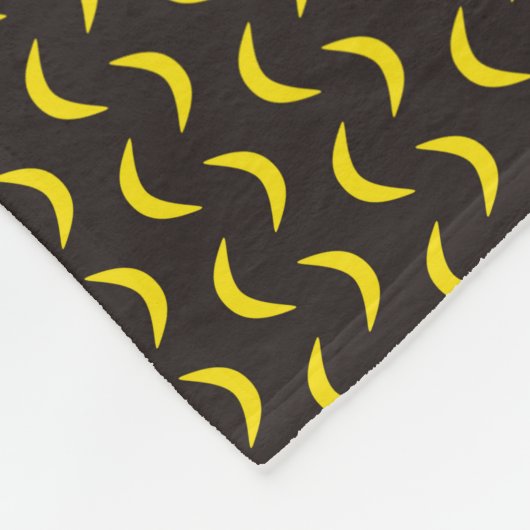 Hallo Gelber Mond - nahtloses Halloween-Muster. Fleecedecke (Ecke)