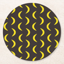 Hallo Gelber Mond - nahtloses Halloween-Muster.