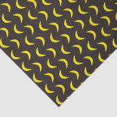 Hallo Gelber Mond - nahtloses Halloween-Muster. Seidenpapier (Detail)