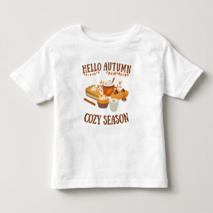 Hallo Gemütliche Jahreszeit Kleinkind T-shirt