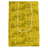 Hallo Geometrisch  Mittlere Geschenktüte (Rückseite)