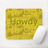 Hallo Geometrisch Mousepad (Mit Mouse)