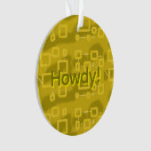 Hallo Geometrisch Ornament (Vorderseite)