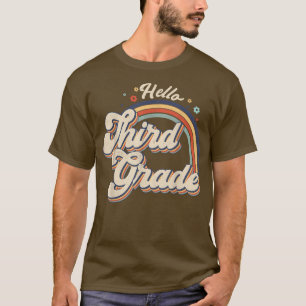 Hallo Geschenk für Lehrer der 3. Klasse Kinder Zur T-Shirt