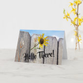 Hallo gibt die Schrift Gebetskarte 1 Thess. 5:11 Karte (Gelbe Blume)