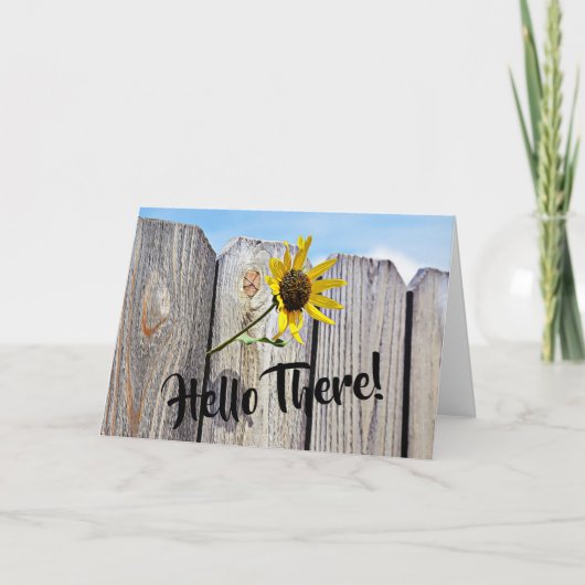 Hallo gibt die Schrift Gebetskarte 1 Thess. 5:11 Karte (Vorderseite)